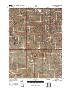 2012 Map of Five Fingers Butte, 2012 Print