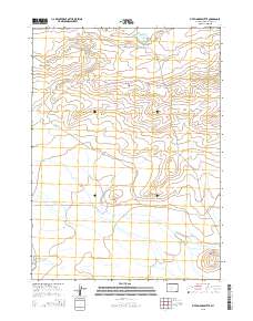 2015 Map of Five Fingers Butte, 2015 Print