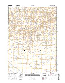 2015 Map of Five Fingers Butte NE, 2015 Print