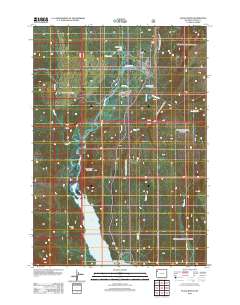 2012 Map of Flagg Ranch, 2012 Print