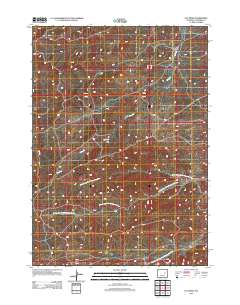 2012 Map of Fly Draw, 2012 Print