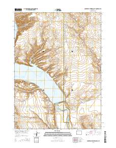 2015 Map of Fontenelle Reservoir SE, 2015 Print