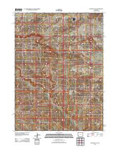 2012 Map of Fontenelle SE, 2012 Print