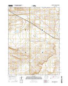 2015 Map of Foote Creek Lake, 2015 Print