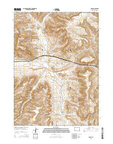 2015 Map of Fossil, 2015 Print
