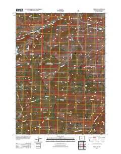 2012 Map of Fossil Hill, 2012 Print