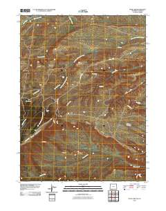 2010 Map of Four J Rim, 2010 Print