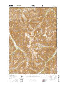 2015 Map of Francs Peak, 2015 Print