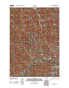 2012 Map of Fredrick Draw, 2012 Print