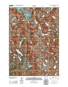 2012 Map of Fremont Peak South, 2012 Print