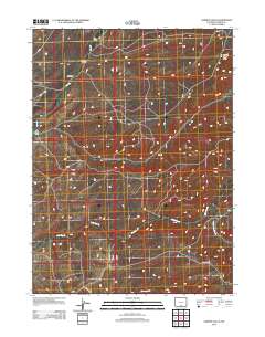 2012 Map of Garden Gulch, 2012 Print