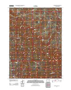 2012 Map of Garfield Peak, 2012 Print
