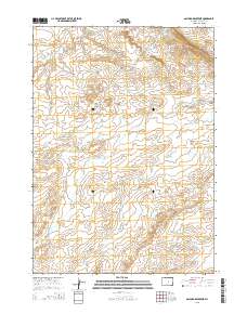 2015 Map of Gaylord Reservoir, 2015 Print