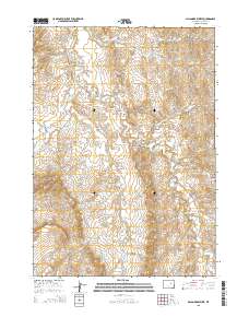 2015 Map of Gillam Draw West, 2015 Print