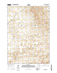 2015 Map of Glenrock NW, 2015 Print