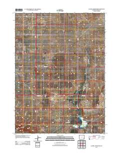 2012 Map of Glomill Reservoir, 2012 Print