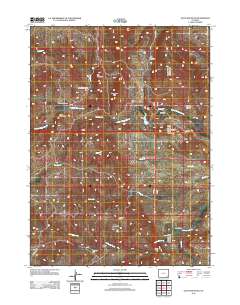 2012 Map of Goat Mountain, 2012 Print