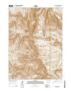 2015 Map of Goat Mountain, 2015 Print