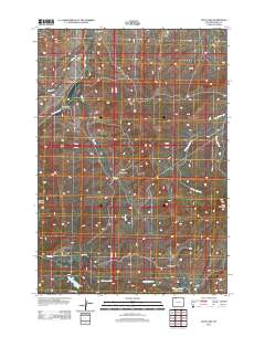2012 Map of Goff Lake, 2012 Print