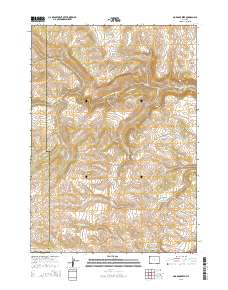 2015 Map of Gordon Creek, 2015 Print