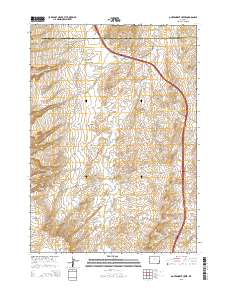 2015 Map of Government Creek, 2015 Print