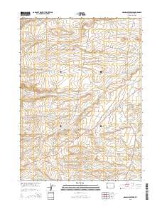 2015 Map of Graham Reservoir, 2015 Print