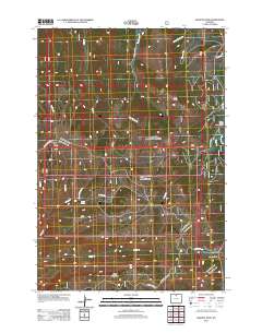 2012 Map of Granite Pass, 2012 Print