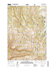 2015 Map of Granite Pass, 2015 Print