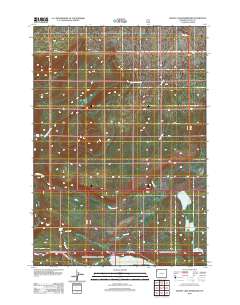 2012 Map of Grassy Lake Reservoir, 2012 Print