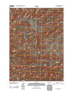 2012 Map of Gravel Spring, 2012 Print