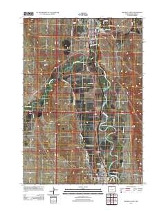 2012 Map of Greybull South, 2012 Print