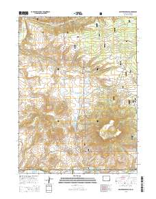 2015 Map of Grieve Reservoir, 2015 Print