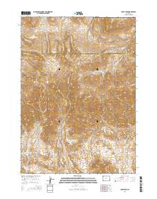 2015 Map of Guffy Peak, 2015 Print