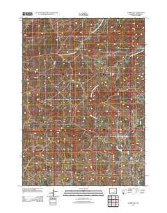 2012 Map of Gumbo Hill, 2012 Print