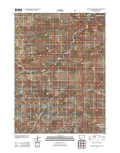 2012 Map of Halfway Hollow West, 2012 Print