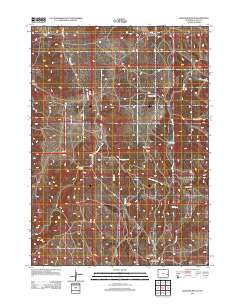 2012 Map of Haushar Ranch, 2012 Print