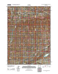 2012 Map of Hay Meadow Reservoir, 2012 Print
