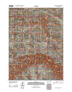 2012 Map of Haystack Flats, 2012 Print