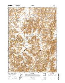 2015 Map of Hell Gap, 2015 Print