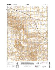 2015 Map of Hells Half Acre, 2015 Print