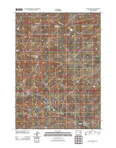 2012 Map of Holdup Hollow, 2012 Print