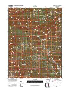 2012 Map of Horatio Rock, 2012 Print