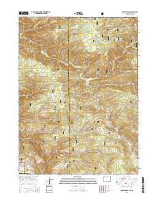 2015 Map of Horatio Rock, 2015 Print