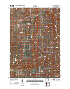 2012 Map of Horner Creek, 2012 Print