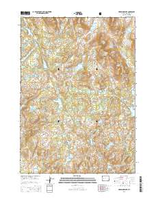 2015 Map of Horseshoe Lake, 2015 Print
