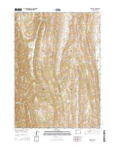 2015 Map of Huff Lake, 2015 Print