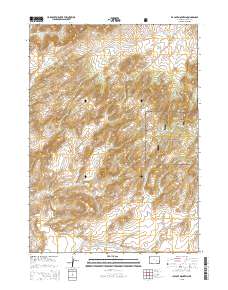 2015 Map of Ice Cave Mountain, 2015 Print