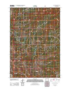 2012 Map of Ice Creek, 2012 Print