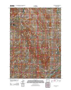 2012 Map of Indian Pass, 2012 Print