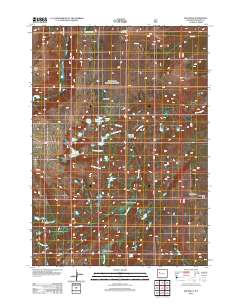 2012 Map of Ink Wells, 2012 Print